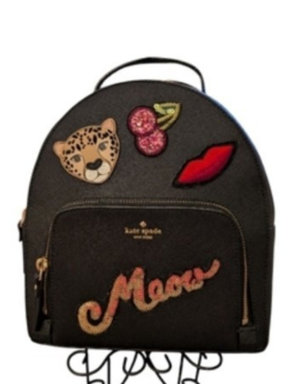 NWOT New KATE SPADE ♠️ Run Wild Leopard Tomi Backpack Meow